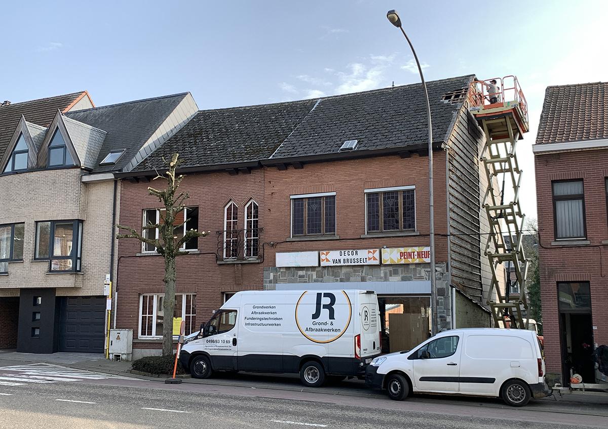 Afgeleefde woningen in Scherpenheuvel worden modern appartementsgebouw dankzij Constructio